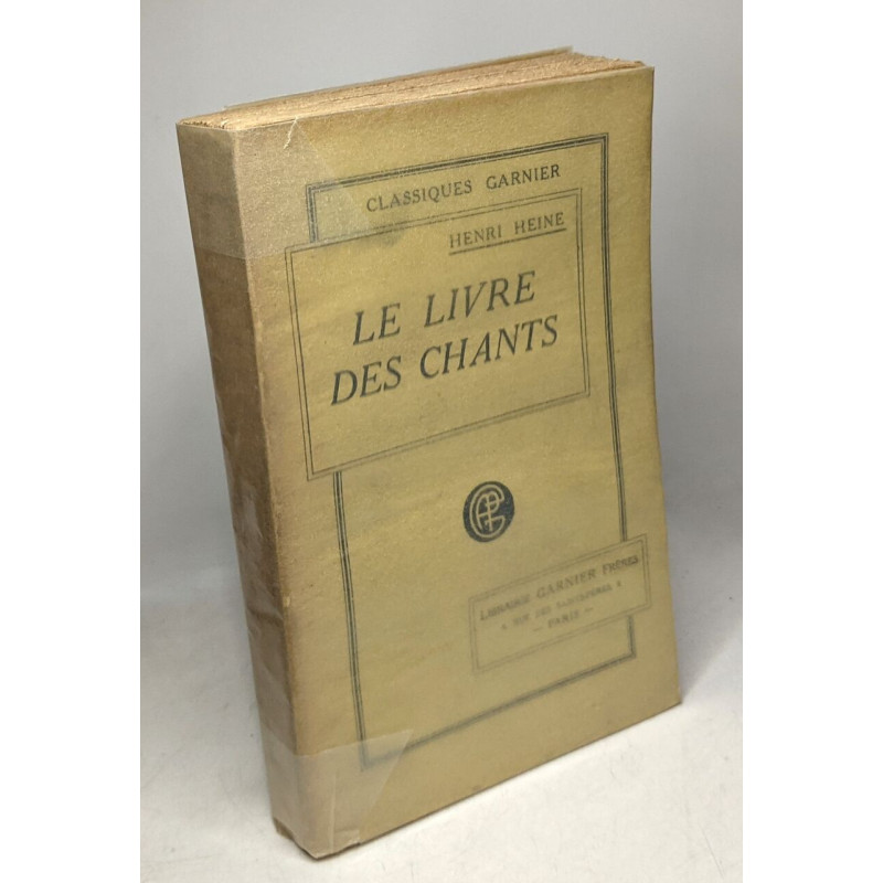 Le livre des chants