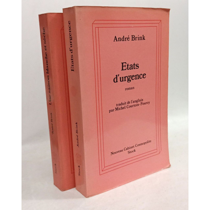 États d'urgence + Une saison blanche et sèche --- 2 livres