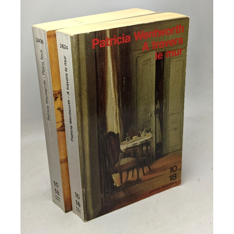 A travers le mur + Pleins feux -- 2 livres