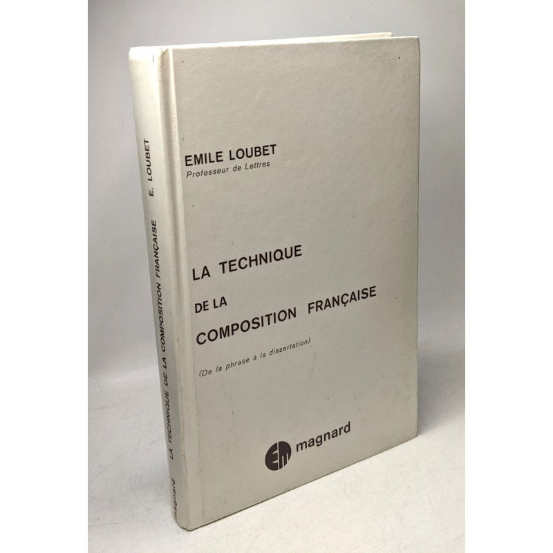 La Technique de la composition française