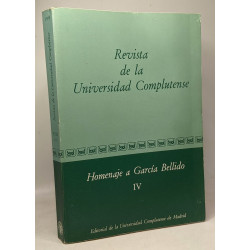 Homenaje a garcia bellido IV --- Volumen XVIII. Numero 118 ---...