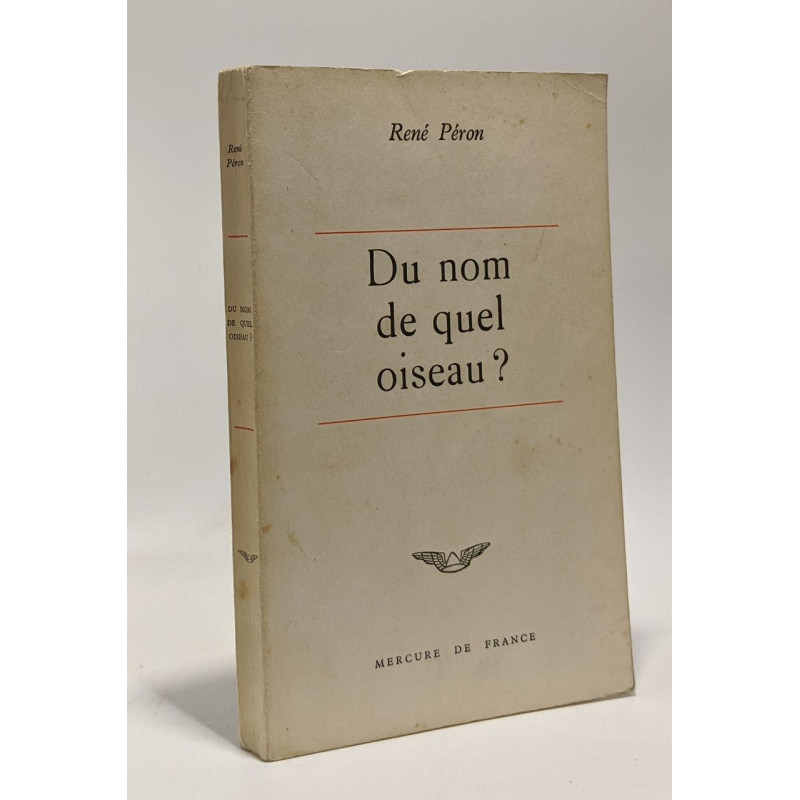 Du nom de quel oiseau