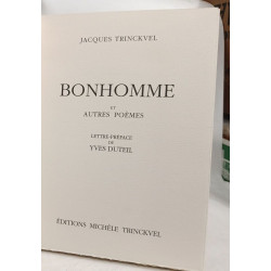 Bonhomme et autres poèmes