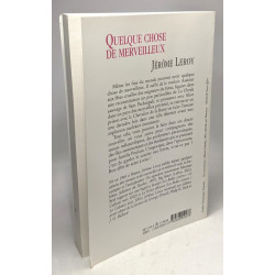Quelque chose de merveilleux
