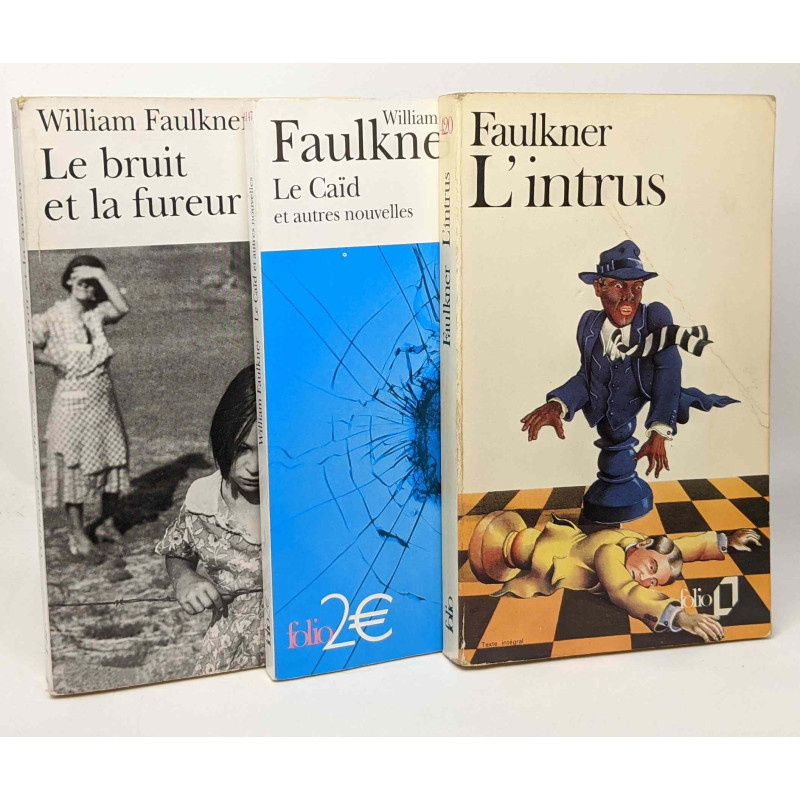 Le bruit et la fureur + Le Caïd et autres nouvelles + L'intrus ---...