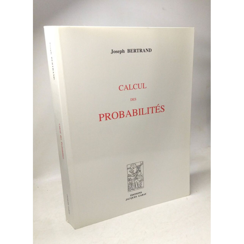 CALCUL DES PROBABILITES