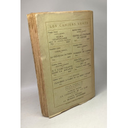 Le baiser au lépreux / Les Cahiers verts N°8