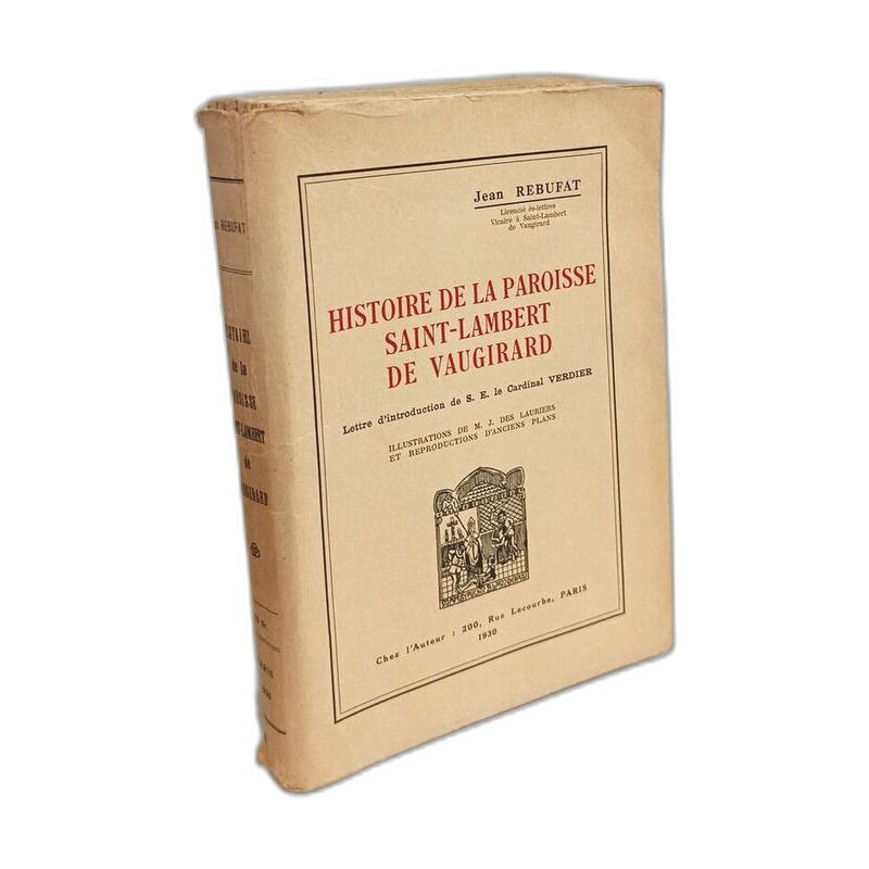 Histore de la paroisse Saint-Lambert de Vaugirard - Lettre...