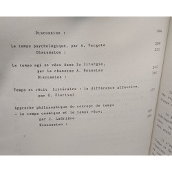 Temps et Devenir - groupe de synthèse Louvain
