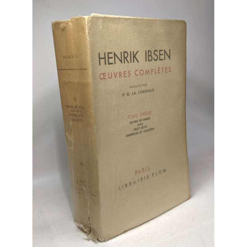 Oeuvres de Dreste (suite) (1867-1875) Empereur et Galiléen - TOME...