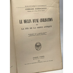 Le Déclin D'Une Civilisation Ou La Fin De La Grèce Antique