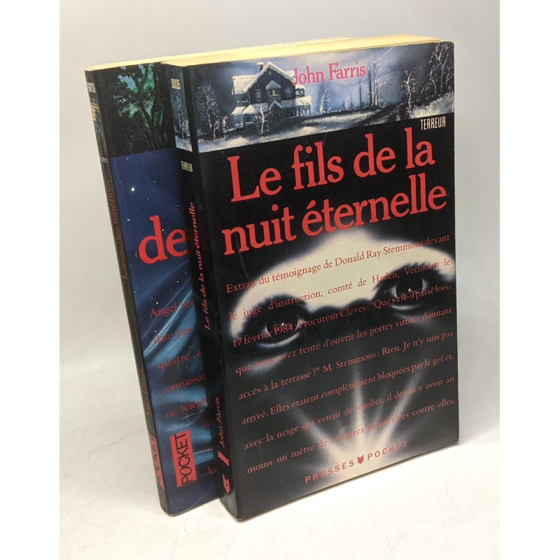Le fils de la nuit éternelle + L'anger des ténèbres - 2 livres