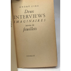 Deux interviews imaginaires suivies de feuillets
