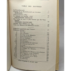Maximes morales / Coll. Génies de la France