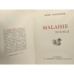 Malaisie - Exemplaire numéroté collection des Prix Goncourt