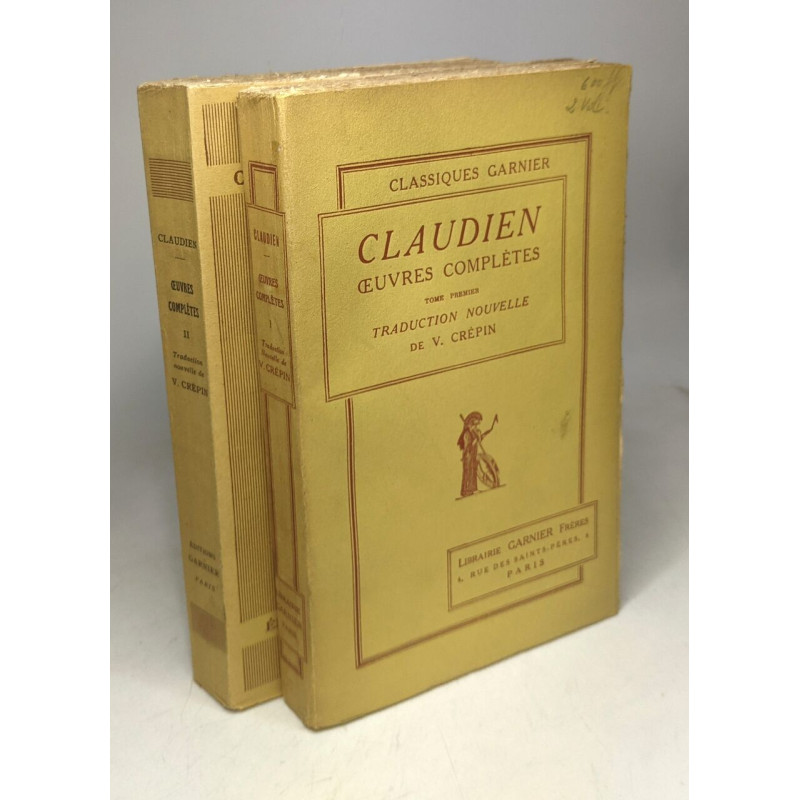 Oeuvres complètes - TOME PREMIER et DEUXIEME - Collection des...