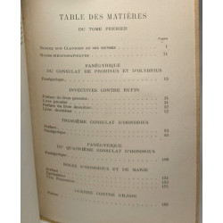 Oeuvres complètes - TOME PREMIER et DEUXIEME - Collection des...