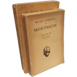 Essais - LIVRE PREMIER: Premier et Second Volume + LIVER SECOND:...