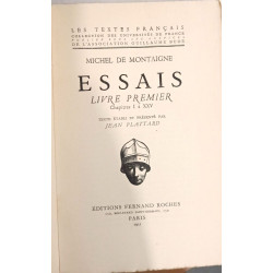 Essais - LIVRE PREMIER: Premier et Second Volume + LIVER SECOND:...