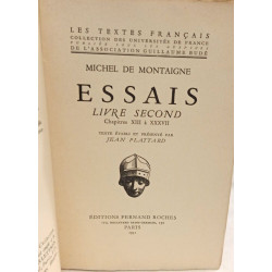 Essais - LIVRE PREMIER: Premier et Second Volume + LIVER SECOND:...