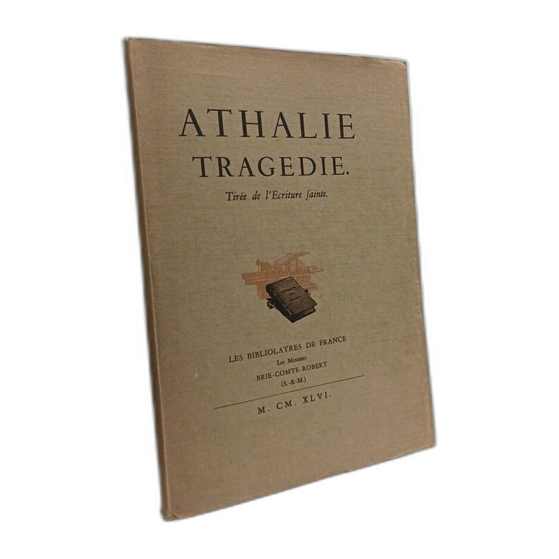 Athalie - tragédie tirée de l'écriture sainte