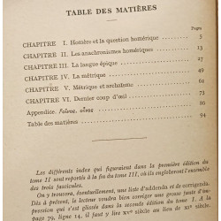 Homère II Le poète et son oeuvre