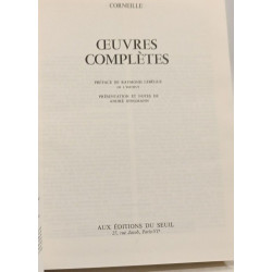 Oeuvres complète de Corneille