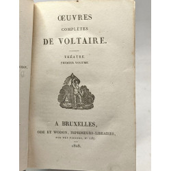 Oeuvres complètes de Voltaire - THEATRE (T.11) : VOLUMES 1 à 14 +...