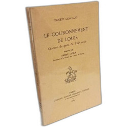 Le Couronnement de Louis - Chanson de geste du XIIème siècle -