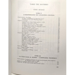 Problemes Internationaux 1927-1972 - Tome I et Tome II / travauxs...