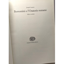 Borromini e l'Oratorio romano. Stile e società (Biblioteca di...