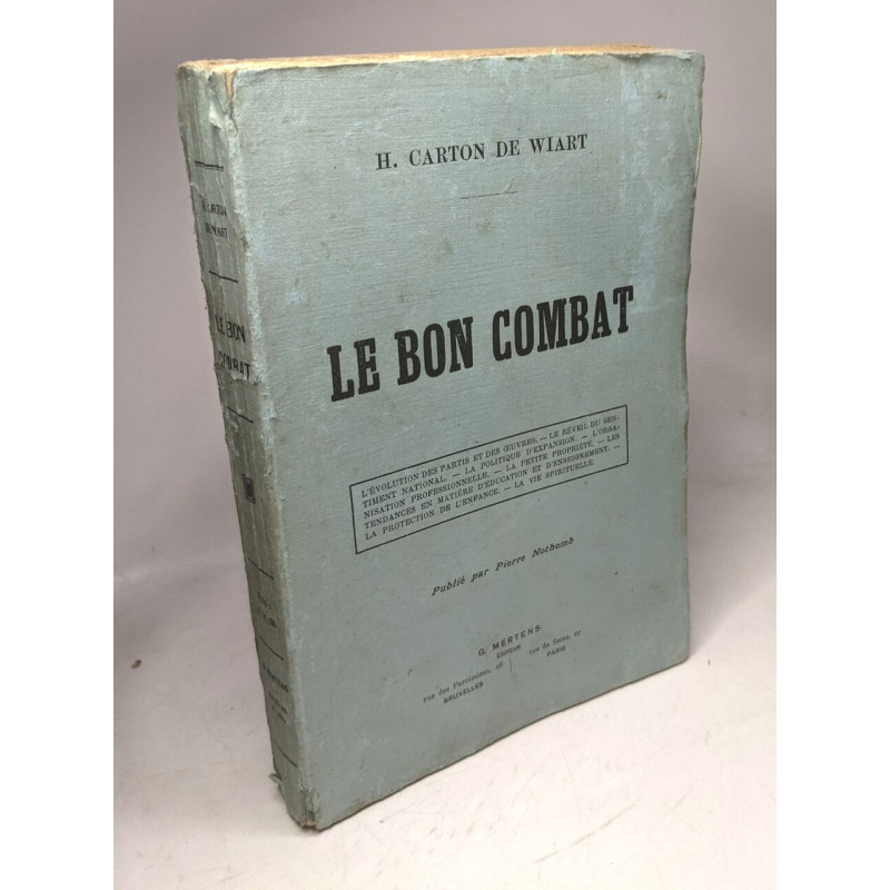 Le bon combat