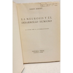 La neurosis y el desarrollo humano