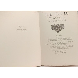 Le cid tragédie
