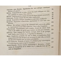 Etude sur la signification des noms de lieux en France