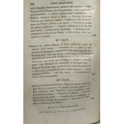 Cours de littérature Française TOME 1: Tableu de la littérature au...