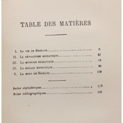 Socrate / les philosophes