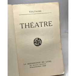 Théâtre choisi (Zaire Le fanatisme Mérope) + Poésies choisies - 2...