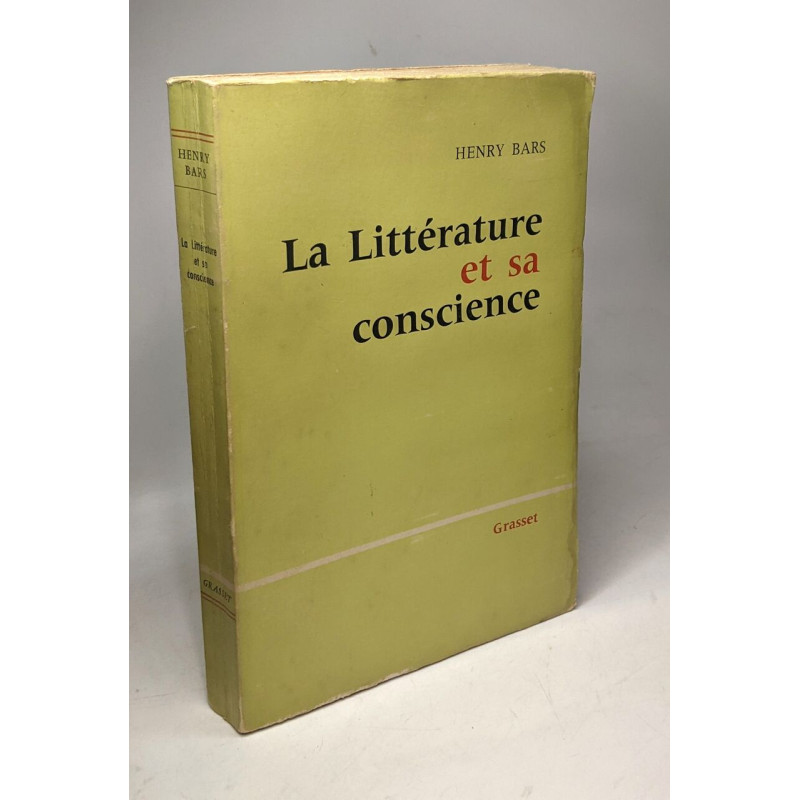 La littérature et sa conscience