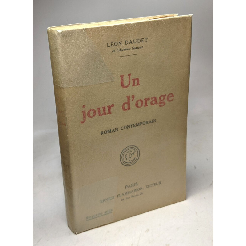 Un jour d'orage