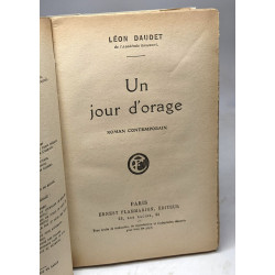 Un jour d'orage