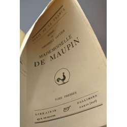Mademoiselle de Maupin - TOME PREMIER / Génie de la France,...
