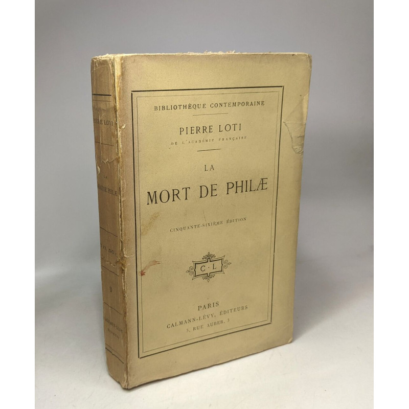 La mort de Philae / bibliothèque contemporaine - 56e éd