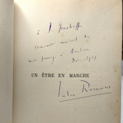 Un être en marche - Poème --- avec dédicace de l'auteur