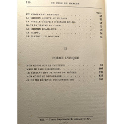 Un être en marche - Poème --- avec dédicace de l'auteur
