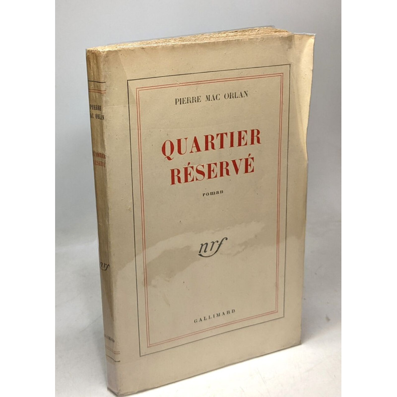 Quartier réservé