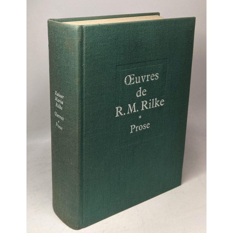Oeuvres Prose