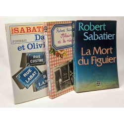 David et Olivier + Alain et le nègre + La mort du figuier --- 3 livres