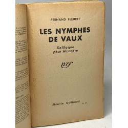 Les nymphes de vaux - Soliloque pour Alcandre