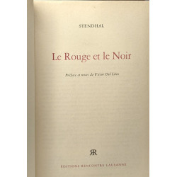 Le rouge et le noir - Préface et notes de Victor Del Litto